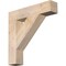 Ekena Millwork Traditional Block Smooth Bracket, Douglas Fir, 3 1/2"W x 18"D x 18"H BKT04X18X18TRA05SDF - alternate 1